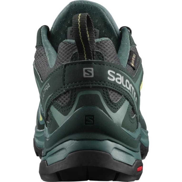 Green Salomon X Ultra 3 GTX Women's Hiking Shoes | IE RY3168